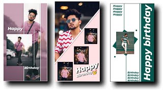 🥳 Birthday story ideas  Birthday instagram story ideas  Insta birthday post  ujjawal4u [upl. by Akiner]