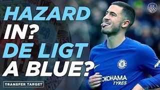 EDEN HAZARD TO CITY DE LIGT A BLUE  TRANSFER TARGET 032 [upl. by Heyman]