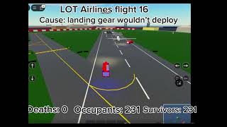 LOT airlines flight 16 [upl. by Utham]