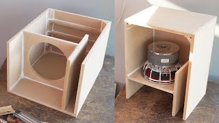 DIY 12 inch Subwoofer Box  BudgetFriendly Build [upl. by Benito544]