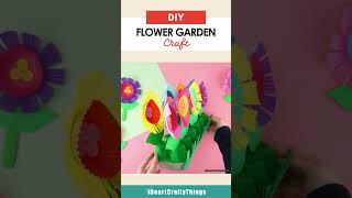 How to Create a Colorful Flower Garden Using Egg Cartons 🌸 [upl. by Sumetra261]