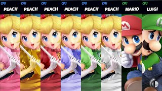 Super Smash Bros Ultimate  Peachs revenge on Mario Brothers [upl. by Usanis]