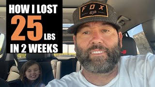 Wild I lost 25 lbs in 2 weeks Losing belly fat at super speed Fasting plus Keto plus swimming [upl. by Yrrak197]