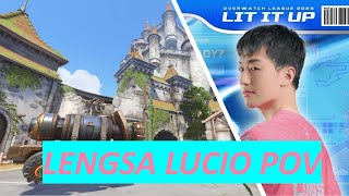 LENGSA LUCIO POV on Eichenwalde Overwatch League Hangzhou Spark vs Dreamers [upl. by Calysta713]