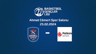 Anadolu Efes – Aliağa Petkimspor BGL Erkekler Final Grubu [upl. by Parnell]