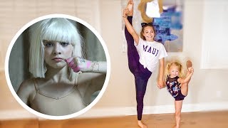 MADDIE ZIEGLER TEACHES EVERLEIGH HER OLD DANCE SOLO [upl. by Rexford]