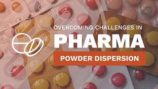 Powder Dispersion Webinar  Using a Disperser to solve key process challenges for Pharmaceuticals [upl. by Alidia]