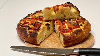 Best FOCACCIA BREAD recipe  Original Italian Street Food [upl. by Eustazio195]