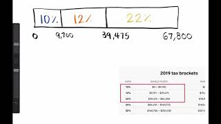 MATH Income Tax Brackets PRACTICE IT [upl. by Huttan]