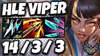 Zeri vs Jinx ADC  HLE Viper  Korea Challenger Patch 146 ✅ [upl. by Nevetse]