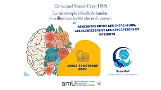 NeuroMAP  Emmanuel SnacelFazy Postdoctorant INP [upl. by Anidem339]