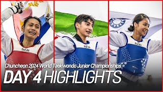 Day 4 Highlights  Chuncheon 2024 World Taekwondo Junior Championships [upl. by Edmund953]