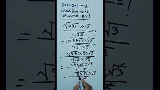 Redical Math Question with Square Root [upl. by Sheeree]