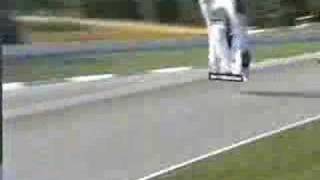 Porsche GT1 does a flip while racing in road atlanta [upl. by Abeu815]