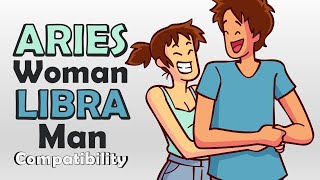 Aries Woman and Libra Man Compatibility [upl. by Eelarak244]