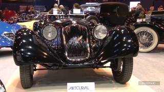 Rétromobile 2014  Ventes aux enchères  les voitures les plus chères et les plus originales [upl. by Atnoved468]