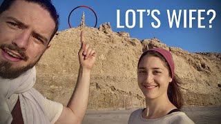 Is this the Pillar of Salt of Lots wife   in Jordan Dead Sea 4K [upl. by Karb]