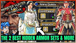 How to Unlock 2 Secret AMAZING Armor Sets  Master Rank Arena Guide  Monster Hunter Rise Sunbreak [upl. by Els25]