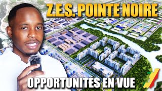 JAI FAIT UN ZOOM SUR LA FUTURE ZES À POINTE NOIRE 🇨🇬  Projets Opportunités Terrains [upl. by Yclehc]