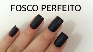 Esmaltação Fosca Perfeita passo a passo [upl. by Oiramal]