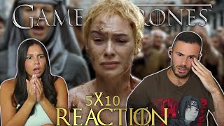 Game of Thrones 5x10 REACTION and REVIEW  FIRST TIME Watching  Mothers Mercy [upl. by Ekyt]