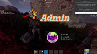 How to mod on Rust Console Edition ft Harvies Solo Only Server [upl. by Nanreik414]