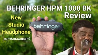 Low Budget Studio Headphone Tamil  Behringer HPM 1000 BK Review  Monitor Headphone [upl. by Katharyn]