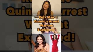 From punchlines to headlines What’s behind Rufa Mae Quinto’s arrest warrant Here’s the real deal [upl. by Eanyl795]