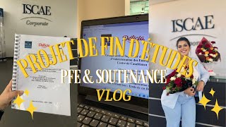 Projet de fin détudes PFE amp Soutenance Vlog à lISCAE Casablanca [upl. by Anidene]