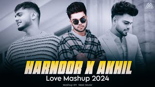 Harnoor X Akhil Love Mashup 2024  Waalian X Chan Vekhya X Khaab  Mani Music  Latest Mashup 2024 [upl. by Ijies]