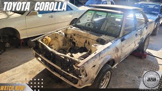 Corolla 82  Ae70 Engine amp Dash Out [upl. by Selway]