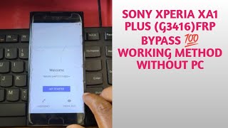 SONY XPERIA XA1 PLUSG3416 FRP BYPASS 💯 WORKING METHOD WITHOUT PC [upl. by Ahsiloc]