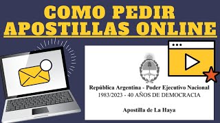 Como apostillar ACTAS para la CIUDADANIA ITALIANA 🤓📄 [upl. by Ecaidnac]