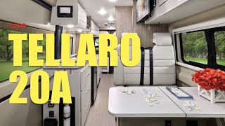 ATTRACTIVE Floor Plan  Pop Top TELLARO 20A by THOR  2022 FL RV SuperShow [upl. by Eb]