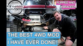 The Best 4wd Mod Ive Ever Done Flipped amp Braced front diff [upl. by Panter]