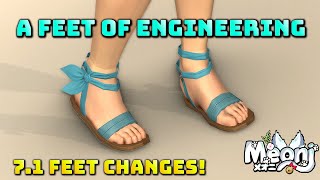 FFXIV A Feet Of Engineering  71 Feet Changes [upl. by Ailima147]