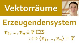 📘 Vektorräume 19  Erzeugendensystem Definition und Übung 1 im R2 [upl. by Gigi191]