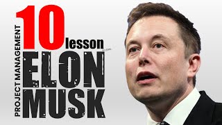 10 Project Management lesson from ELON MUSK 🚀 [upl. by Arratahs807]