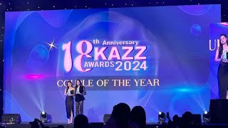 Freen Becky Couple of The Year 2024 Again in 18th KAZZ Awards 😍💗 [upl. by Larson]