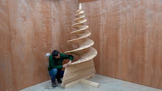 300 Pieces Wooden Christmas Tree DIY [upl. by Entruoc]