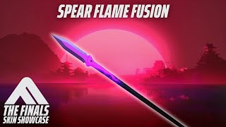 SPEAR FLAME FUSION Skin Review  The Finals Season 3 Flame Fusion Set [upl. by Marx909]