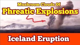 Powerful Phreatic Exolosions Iceland Volcano Eruption Update Svartsengi Volcanic System [upl. by Orofselet]