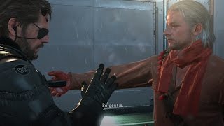 Metal Gear Solid V The Phantom Pain Diamond Dogs soldiers fight scene [upl. by Placido]