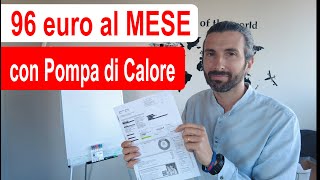 Consumo pompa di calore 96 euro al mese [upl. by Feil974]