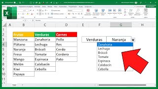 ✅Cómo Crear LISTAS DESPLEGABLES DEPENDIENTES en EXCEL de manera Fácil😉Validación de Datos en Excel [upl. by Blumenthal]