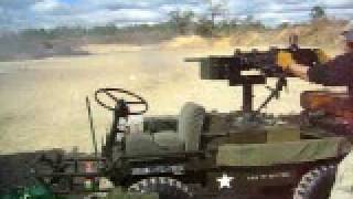 50 Machine Gun Shoot Twin Guns [upl. by Egiap]