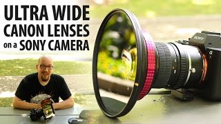 Filtering Ultra Wide Canon Lenses on a Sony Camera  Rokinon 14mm F28  WonderPana [upl. by Aitsirk]