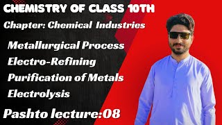 ElectroRefiningPurification of MetalsElectrolysis ProcessElectrical Methods pashtolecture [upl. by Otrebogir]