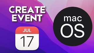 How to Create Event in Mac Calendar [upl. by Ulrica]