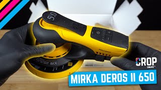 MIRKA DEROS II 650 Schuurmachine 150mm  Unboxing  CROP [upl. by Joseito898]